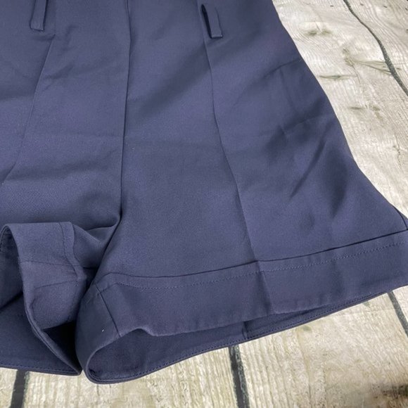 AGATA WEBERS Navy Crease Shorts 8 - Picture 5 of 14